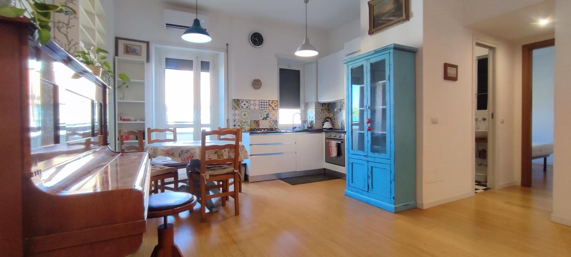 Monteverde - Stazione Trastevere Bright Loft Up To 5 Guests Apartment Rom